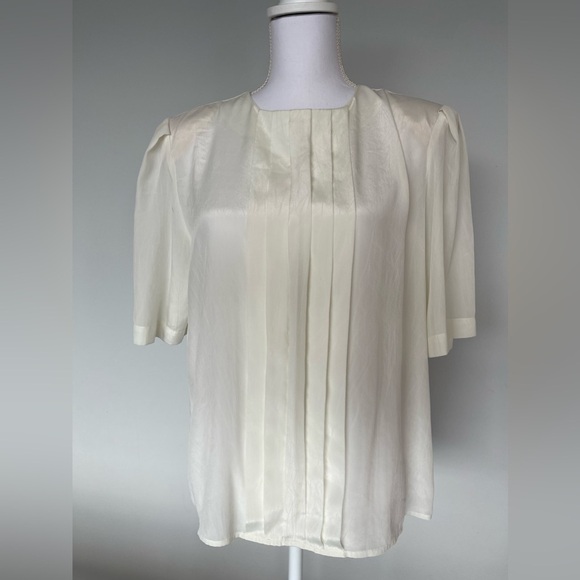 Michelle Stuart Tops - Vintage Michelle Stuart Blouse | Pleated Front | Size L | EUC
